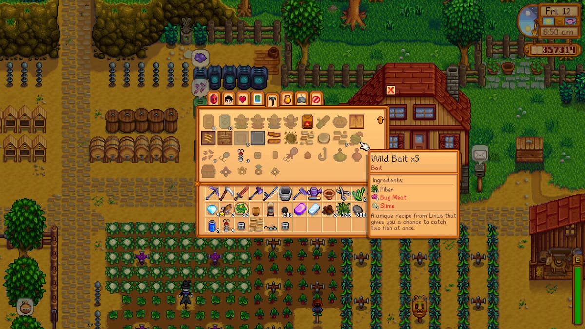 Stardew Valley'de Vahşi Yem hazırlama tarifi